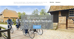 Desktop Screenshot of grafschaft-bentheim-tourismus.de